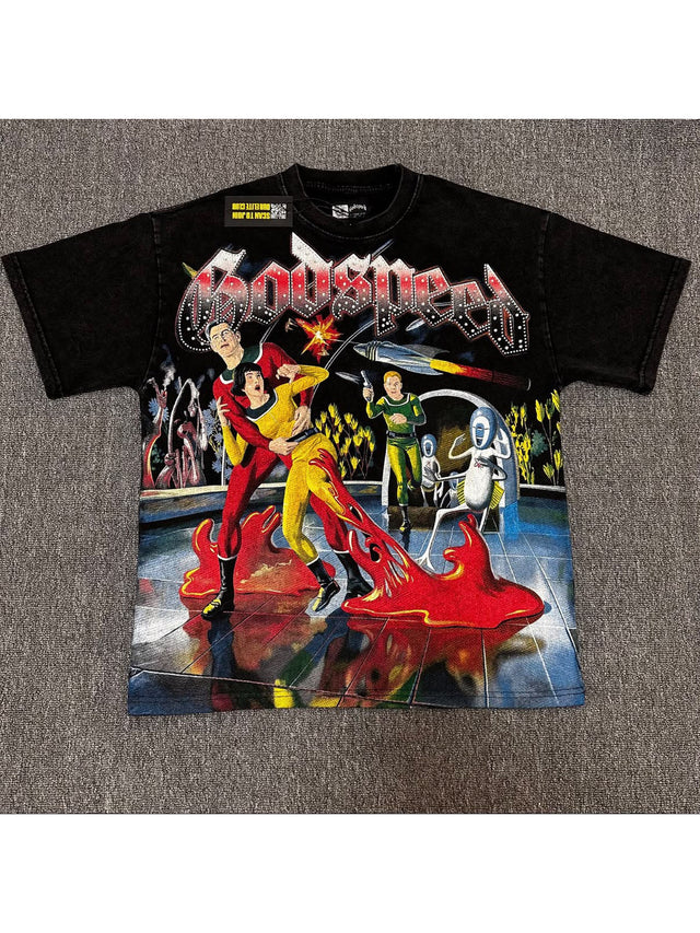 Remera Goodspeed c�mic roja negra