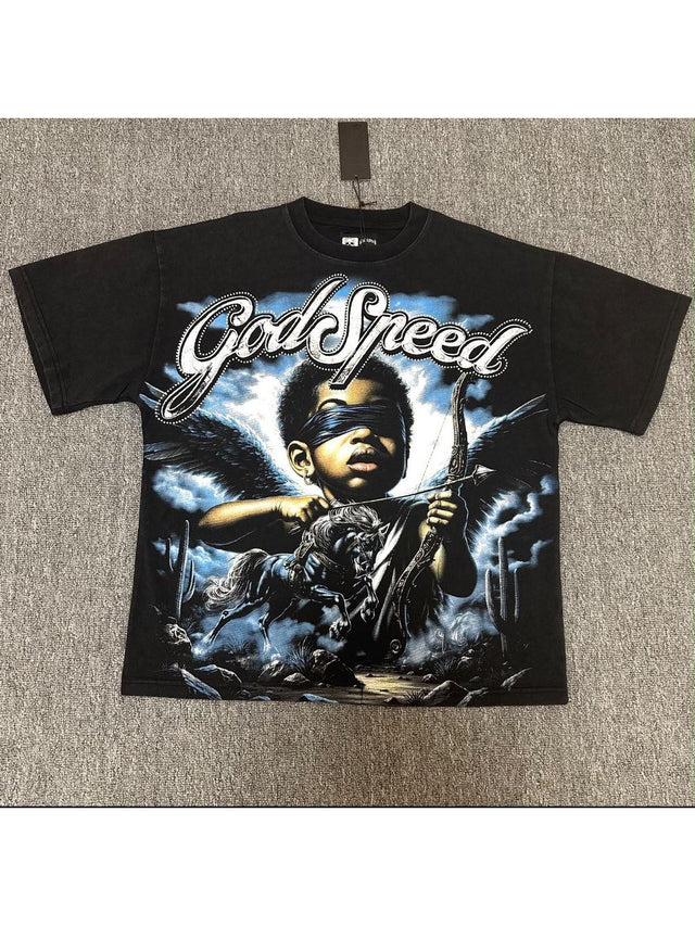 Remera Goodspeed �ngel azul negra