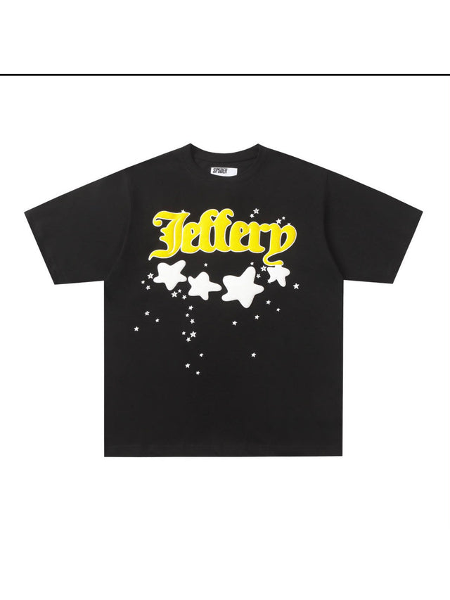 Remera Sp5der Jeferry negra