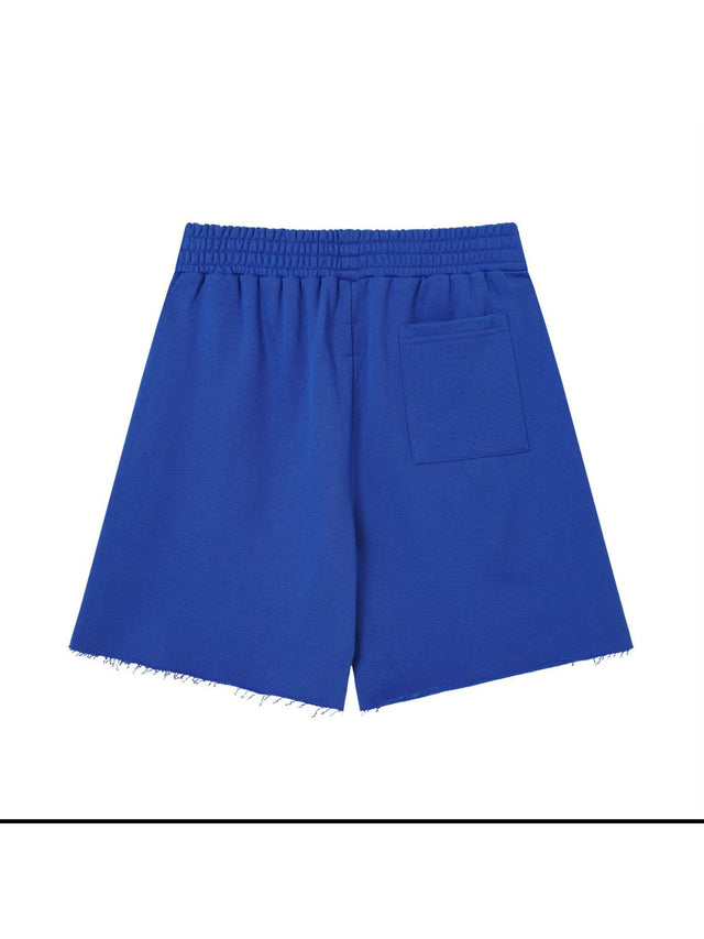 Short Sp5der logo azul y amarillo