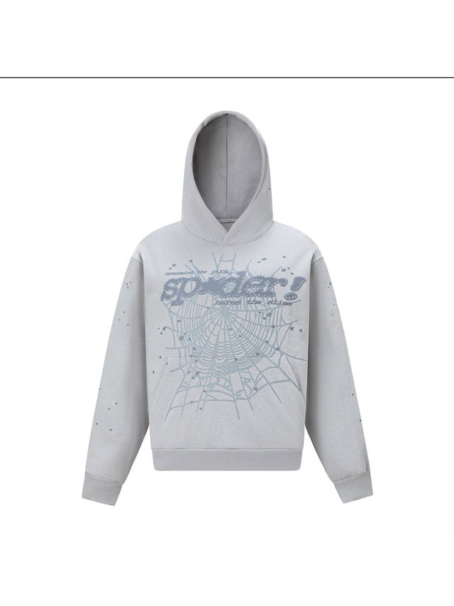 Buzo Sp5der telara�a blanco