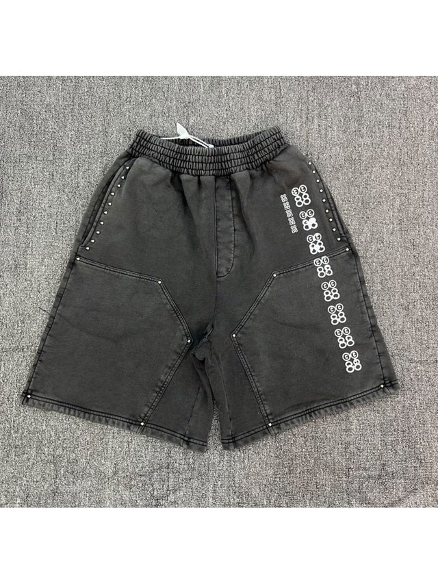 Short Sp5der grafiti gris