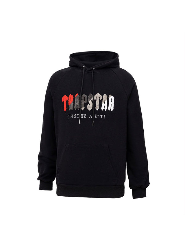 Buzo Trapstar logo rojo negro