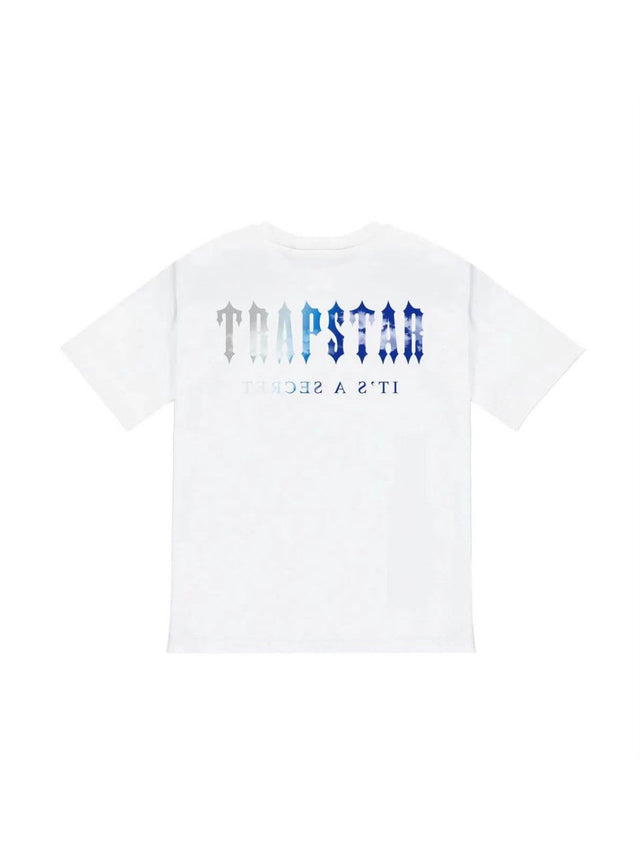 Remera Trapstar cruz azul blanca