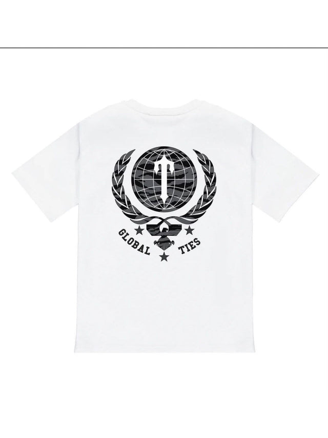 Remera Trapstar emblema blanco
