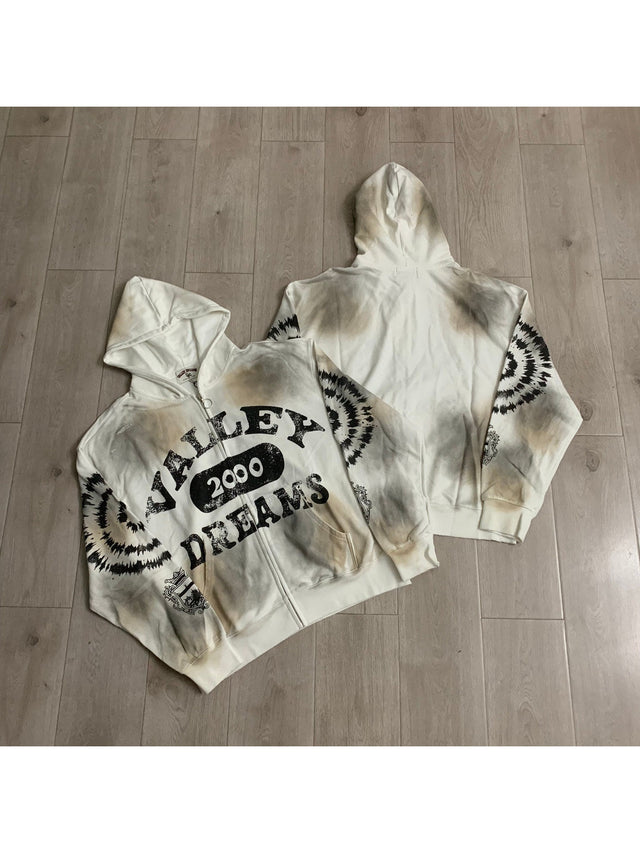 Buzo crema con lavado y Valley 2000 Dreams � Valley | Valley