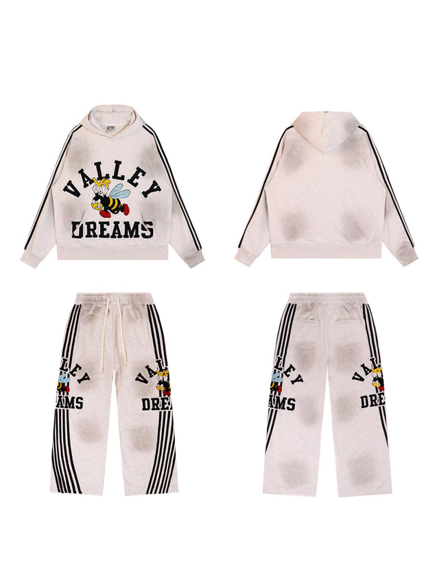 Conjunto crema con franjas negras � Valley | Valley