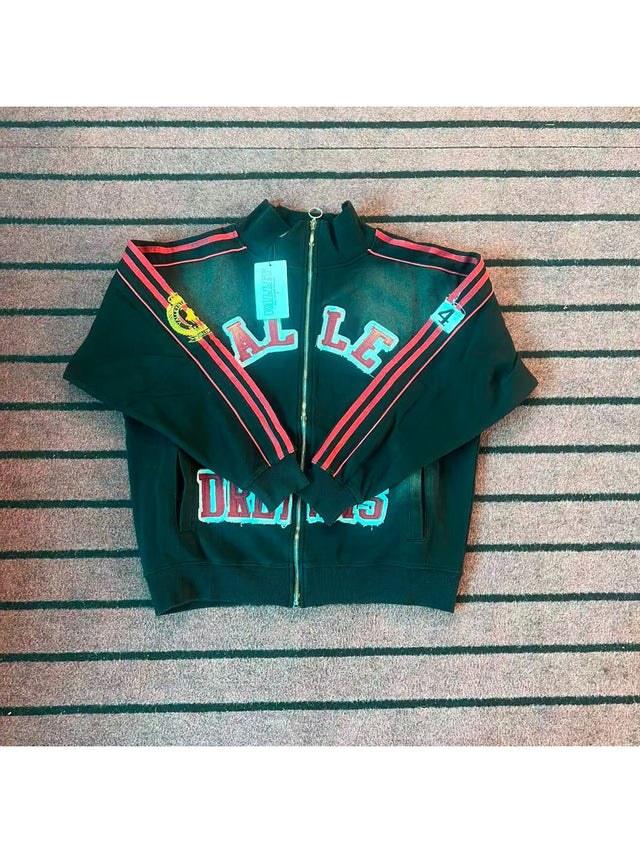 Campera verde con franjas rojas · Valley | Valley