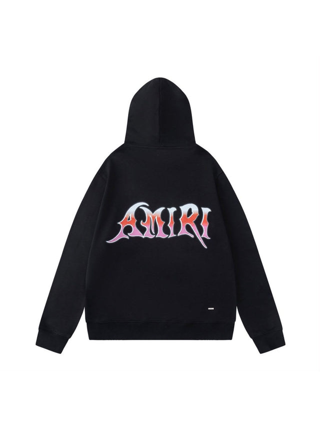 Buzo Amiri negro con gr�fico multicolor