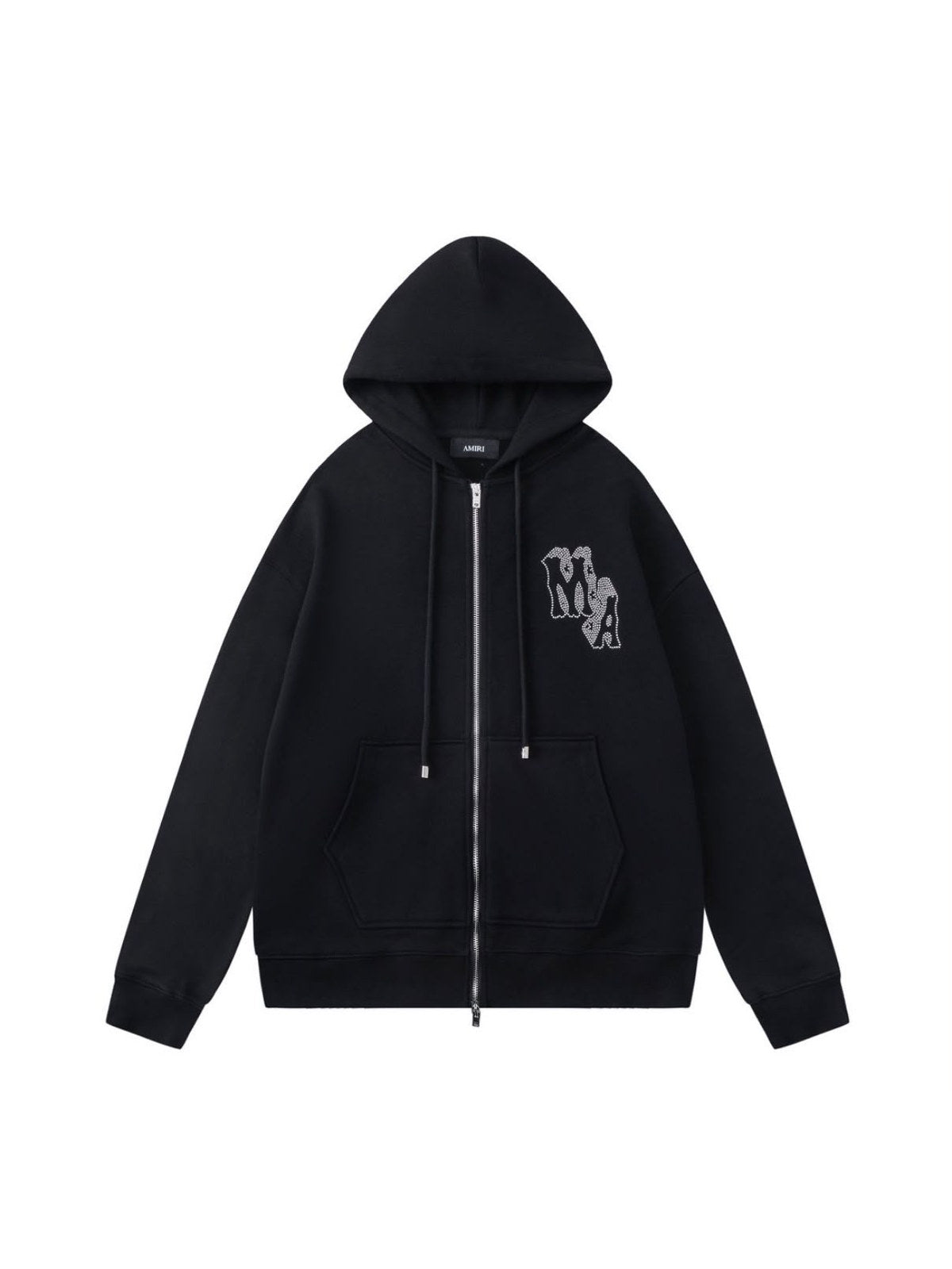 Campera Amiri negra con monograma