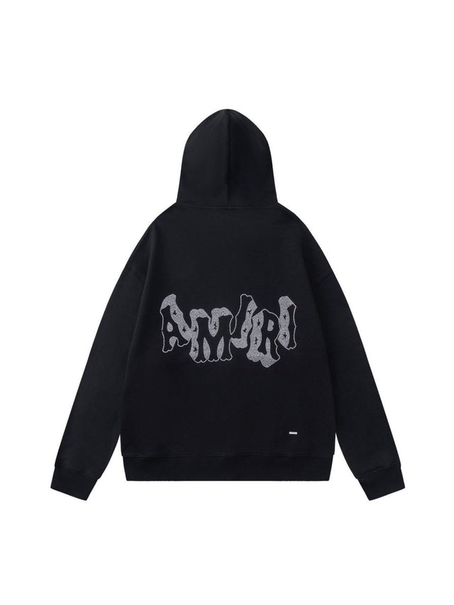 Campera Amiri negra con monograma