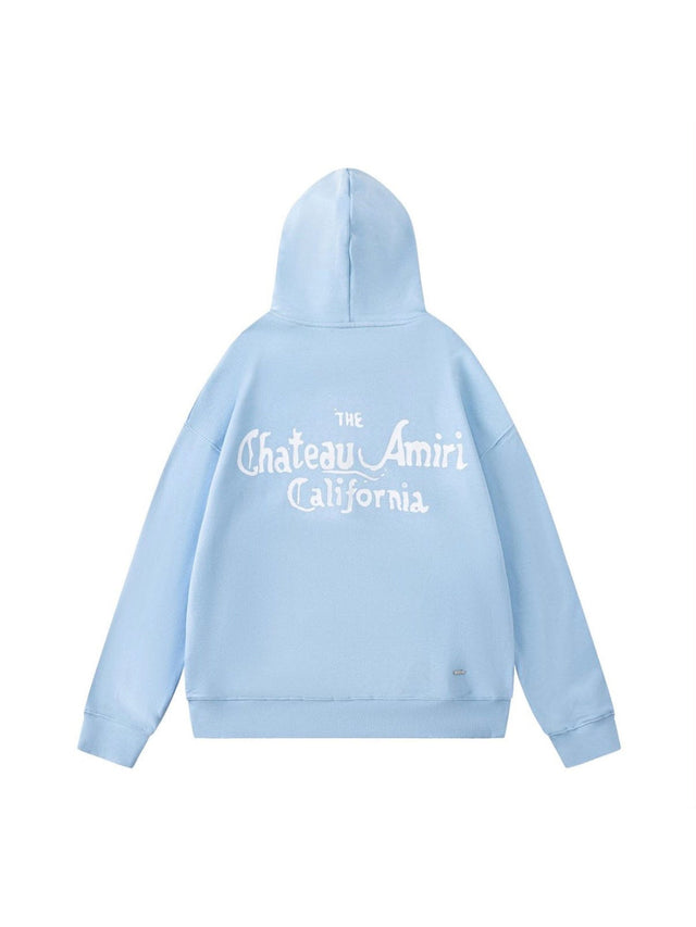 Campera Amiri celeste Chateau California