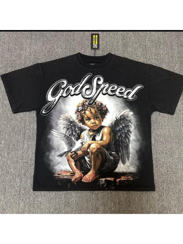 Remera Goodspeed querub�n negra