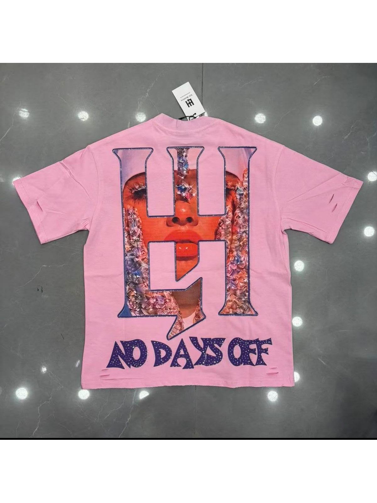 Remera Life Hustle mujer rosa