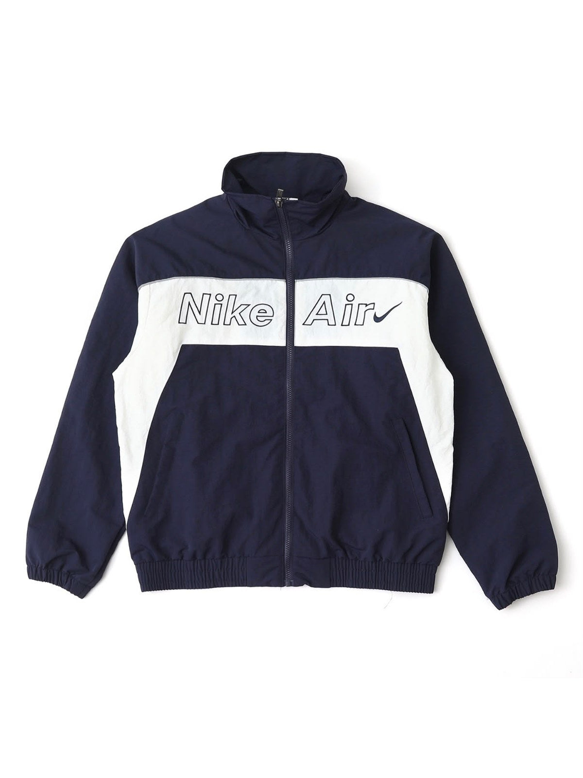 Campera Nike Air azul marino y blanca