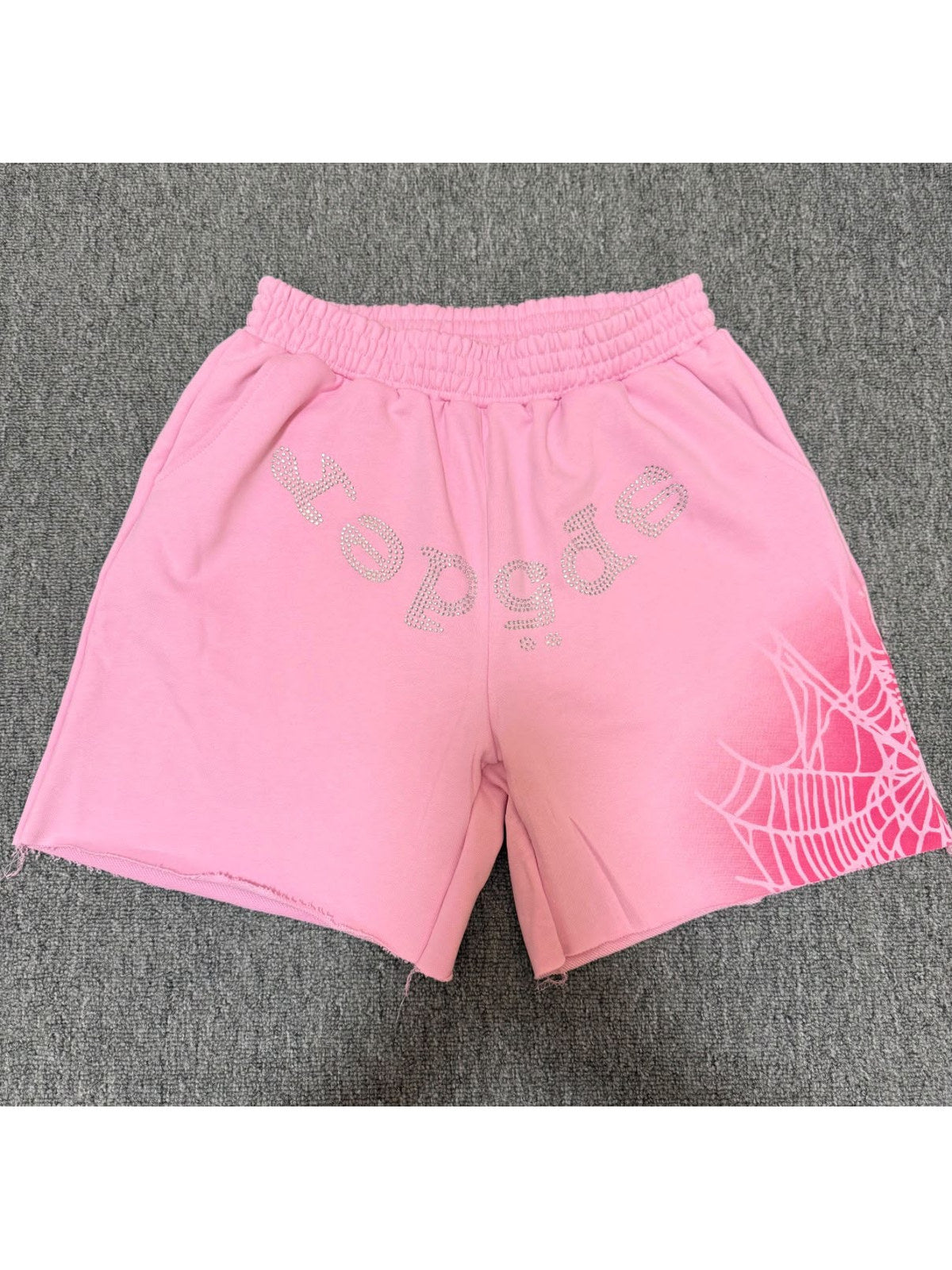 Short Sp5der telara�a rosa