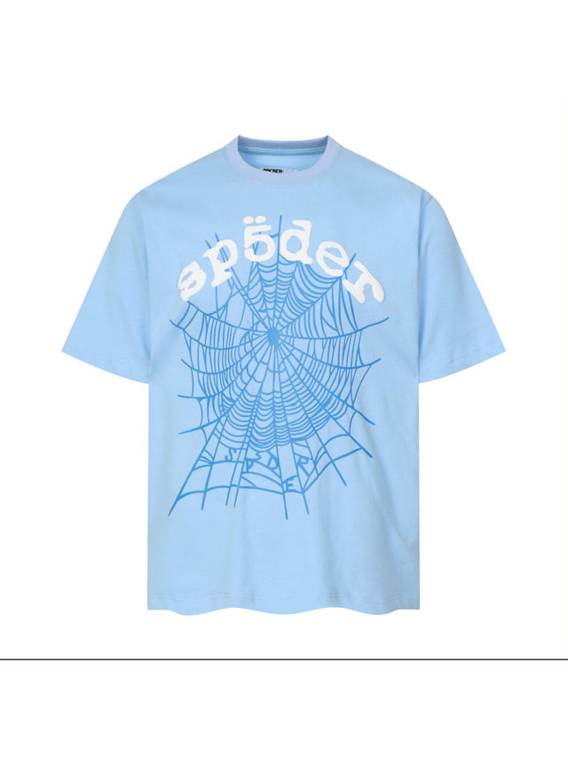 Remera Sp5der telara�a celeste
