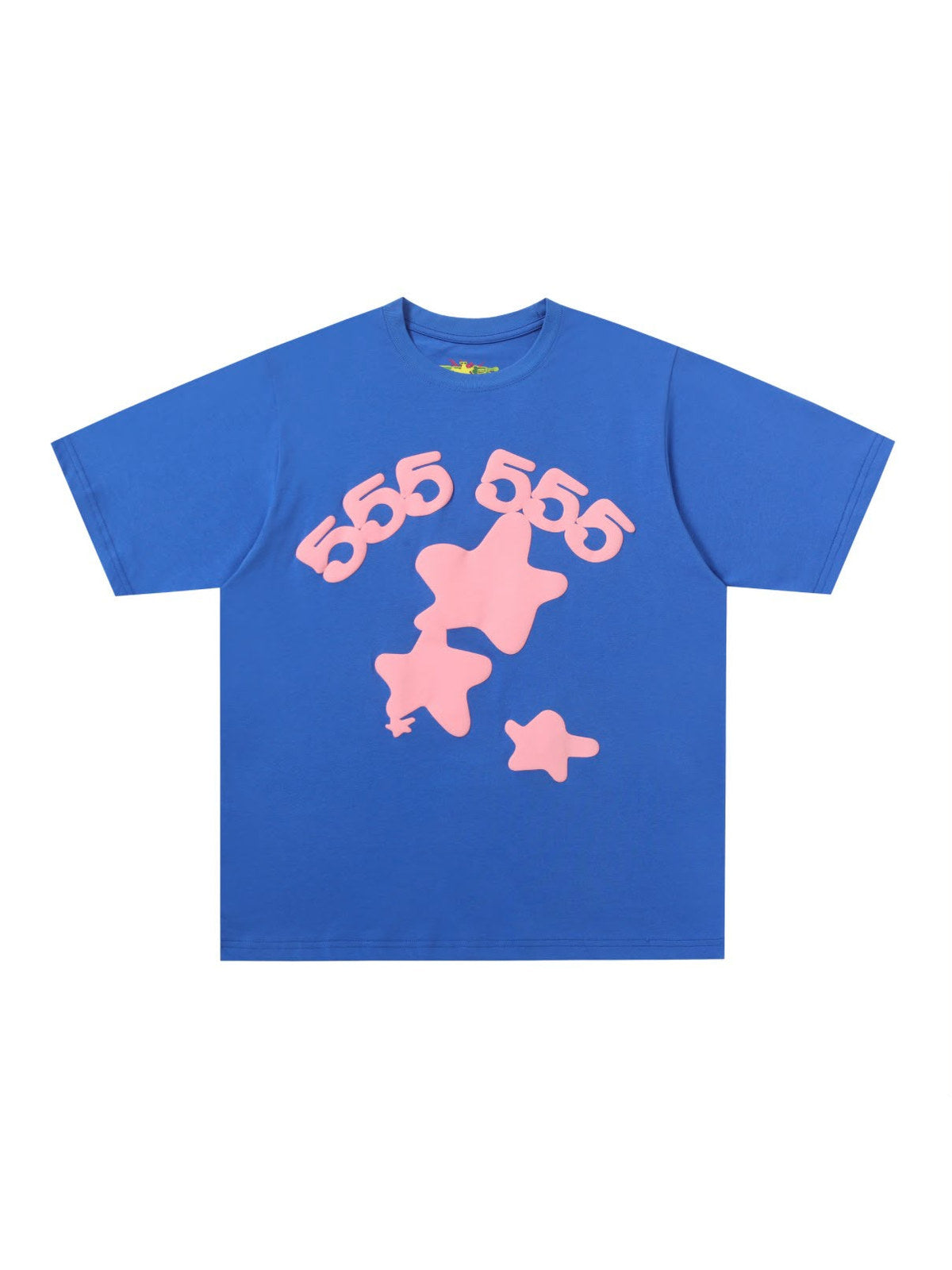 Remera Sp5der estrellas azul