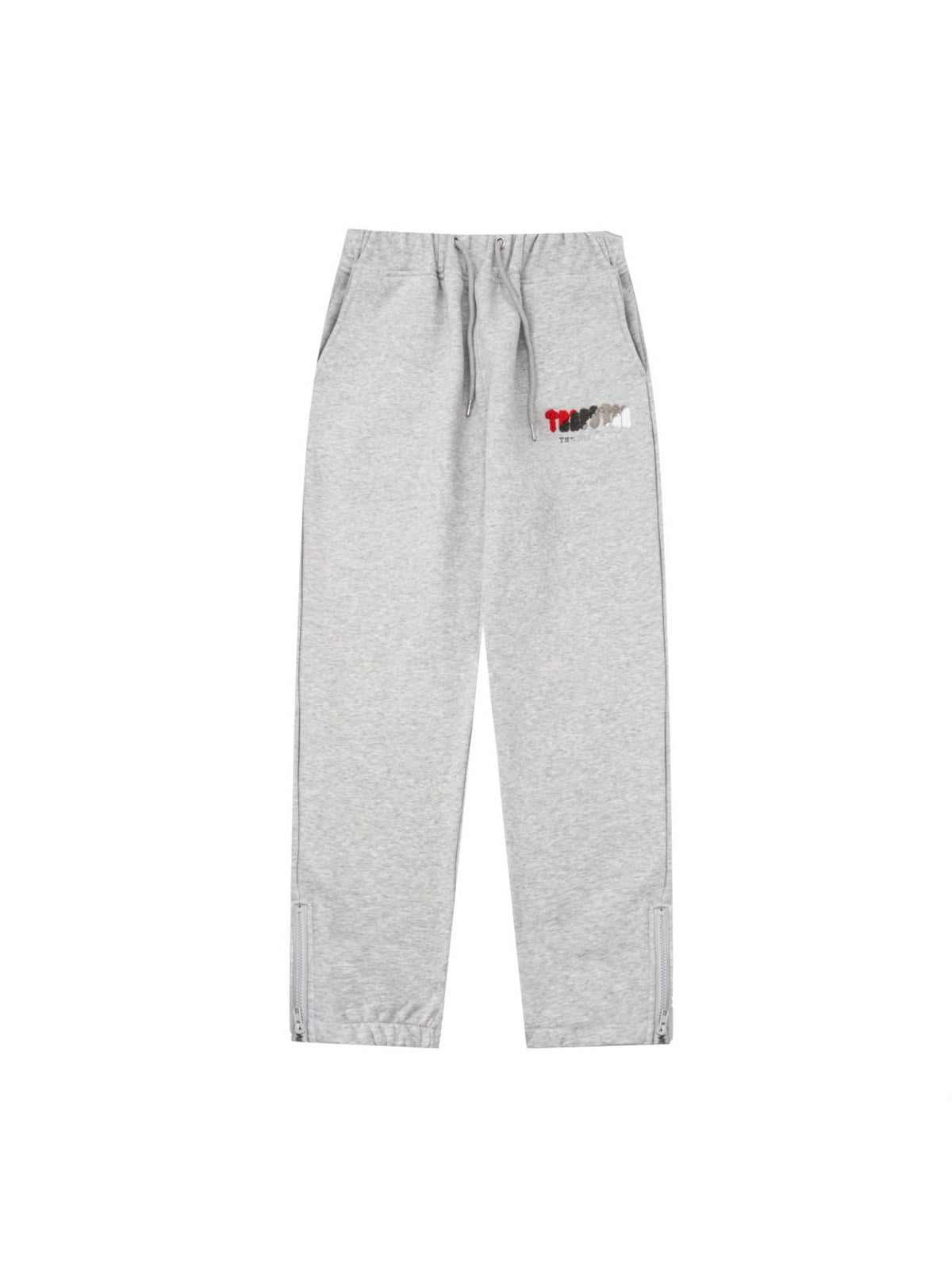 Pantal�n Trapstar gris logo rojo