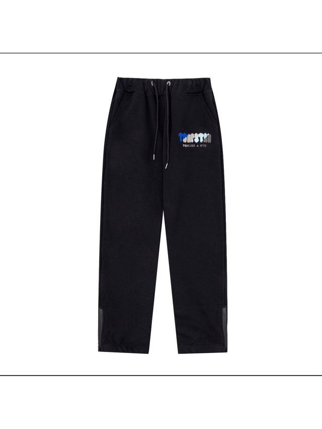 Pantal�n Trapstar negro logo azul