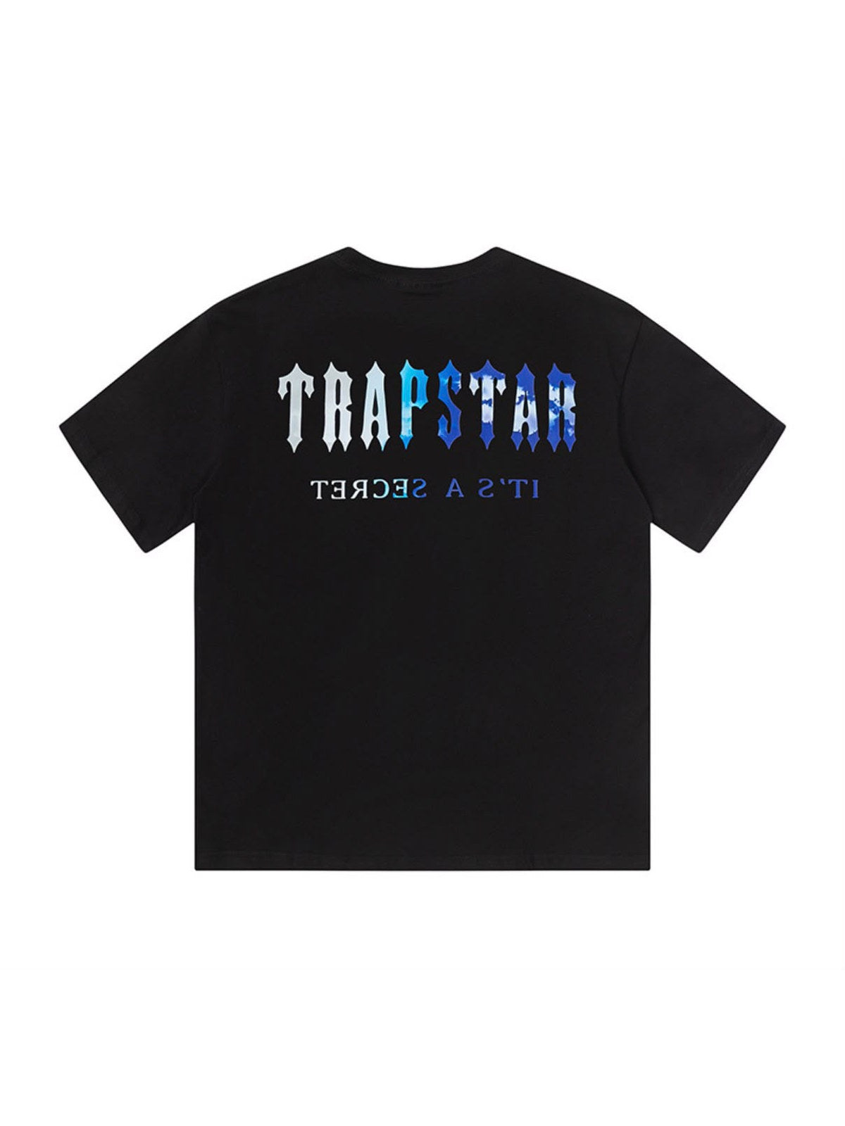 Remera Trapstar degrad� azul negra