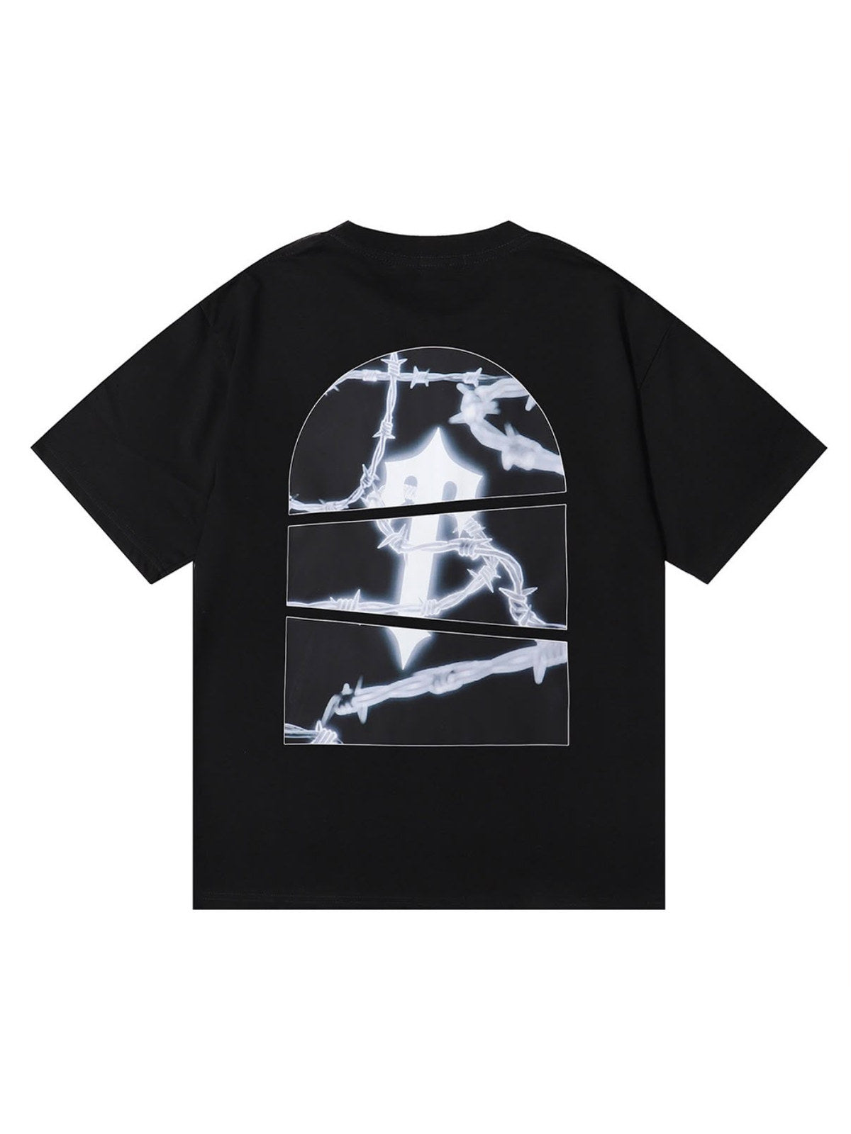 Remera Trapstar ventana negra