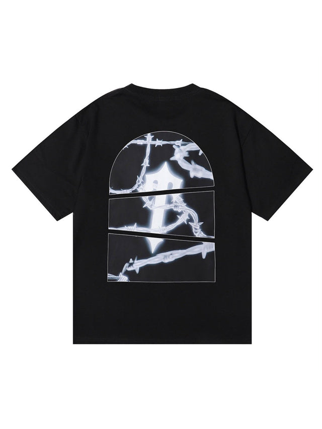 Remera Trapstar ventana negra