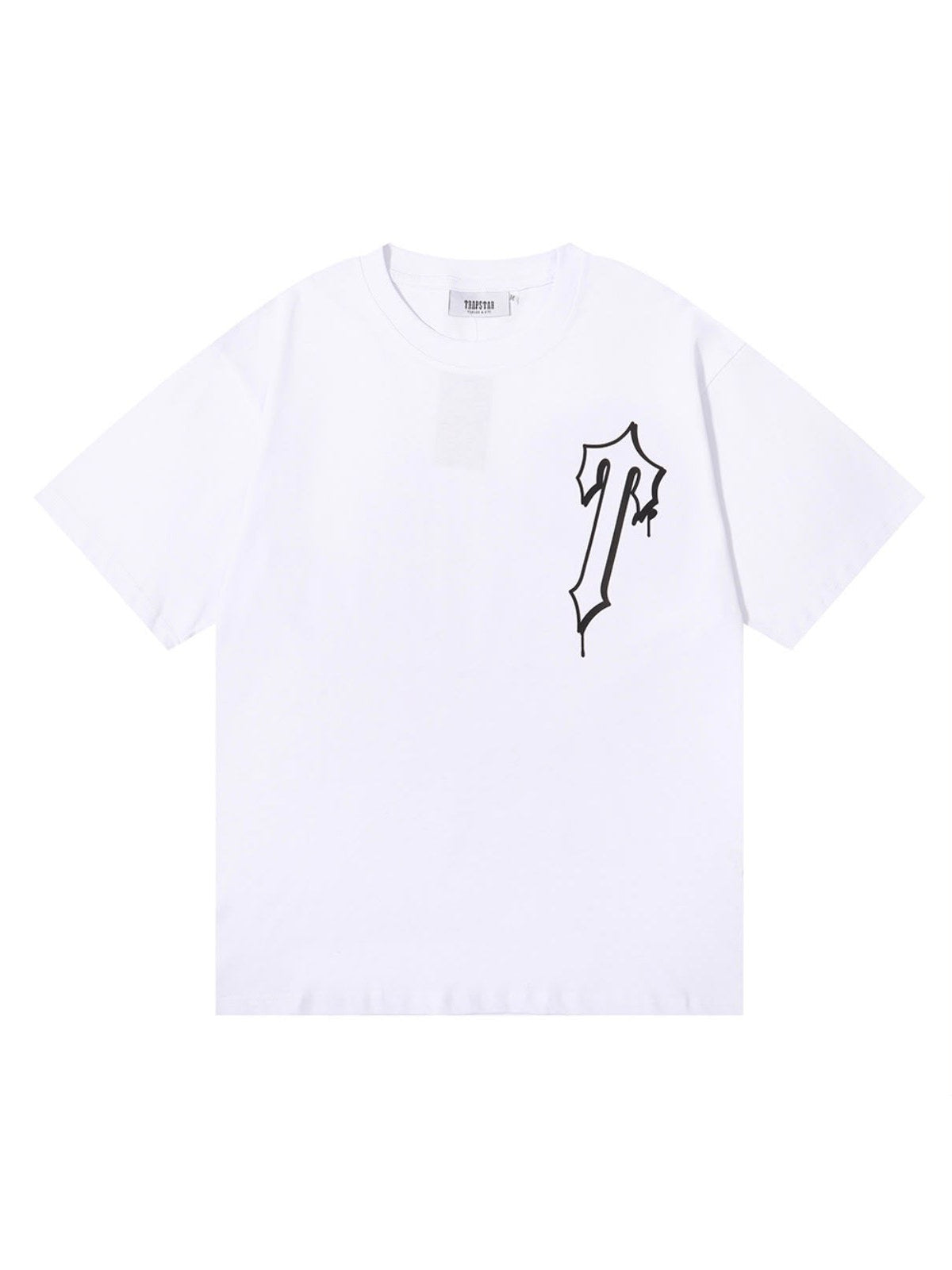 Remera Trapstar grafiti blanca