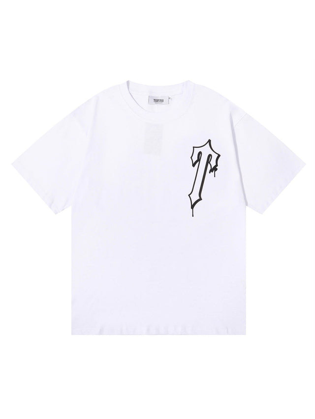 Remera Trapstar grafiti blanca