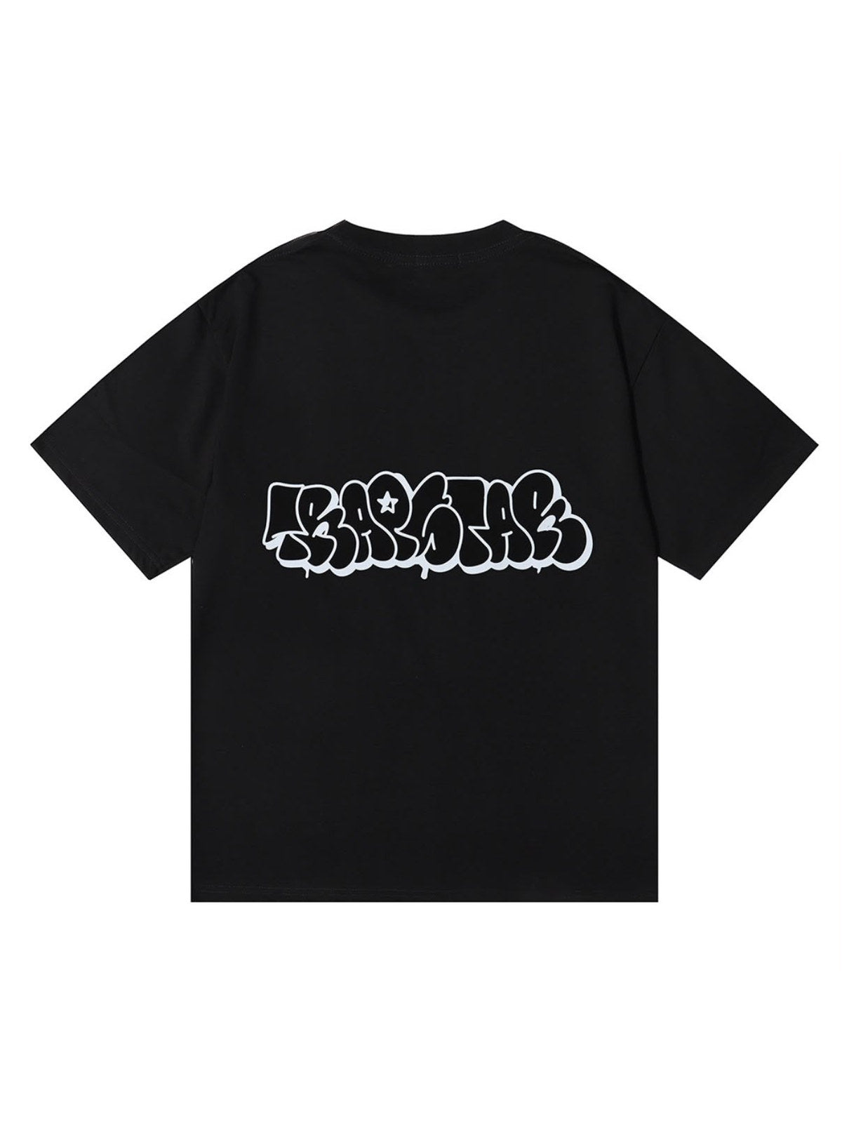 Remera Trapstar grafiti negra
