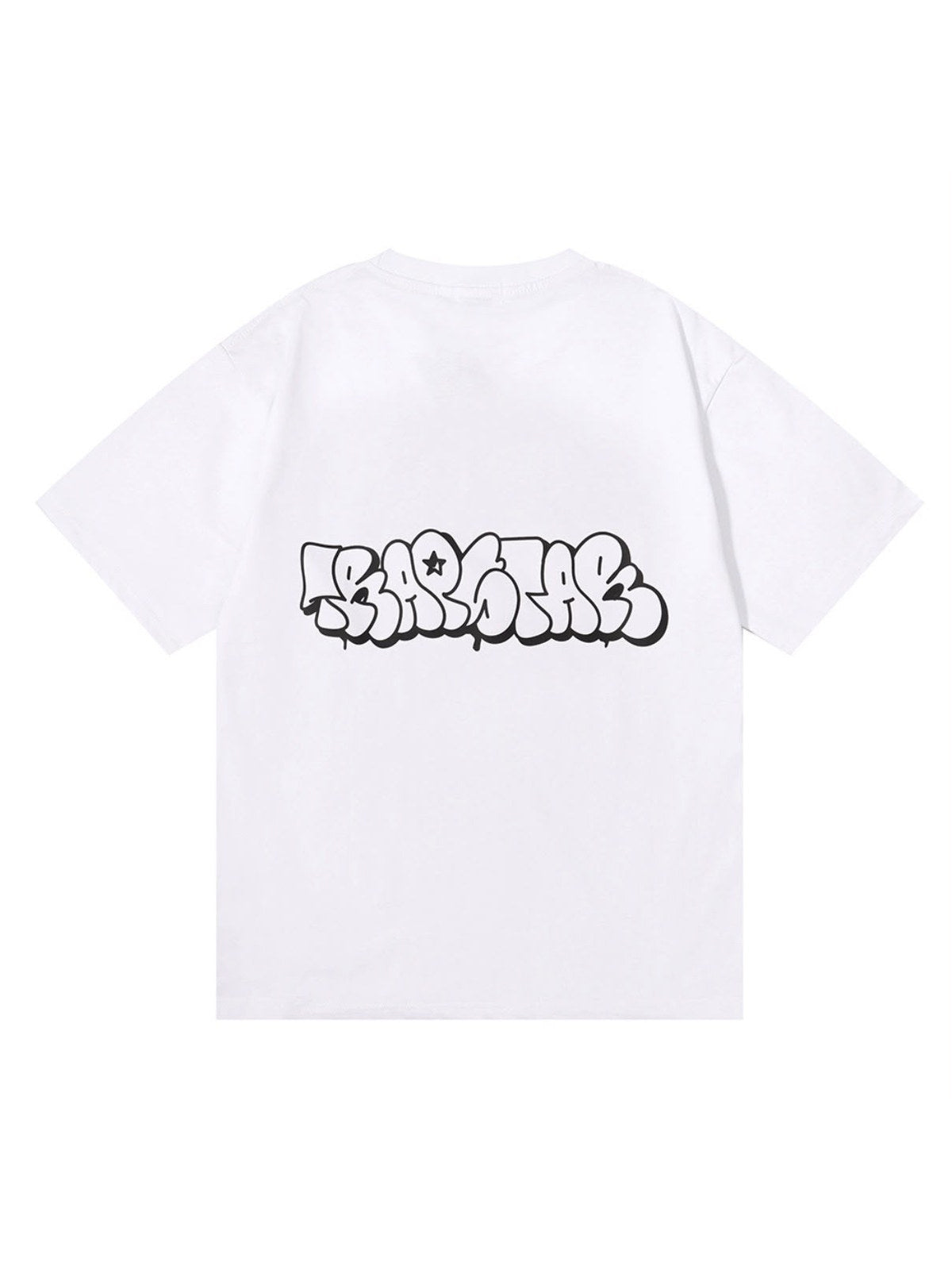 Remera Trapstar grafiti blanca