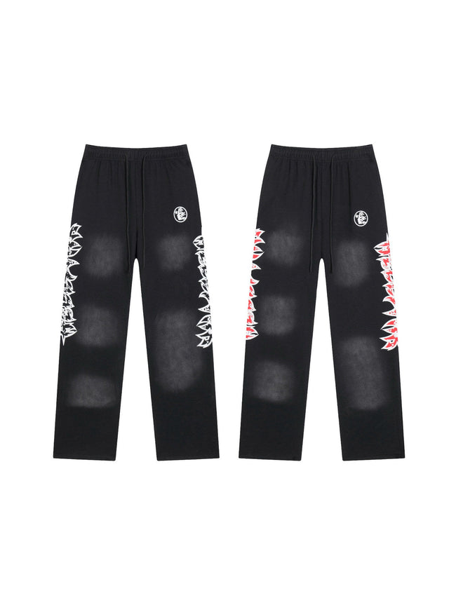 Pantal�n Hellstar negro con gr�ficos laterales | Hellstar