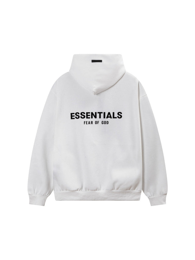 Buzo Essentials blanco con capucha | Essentials