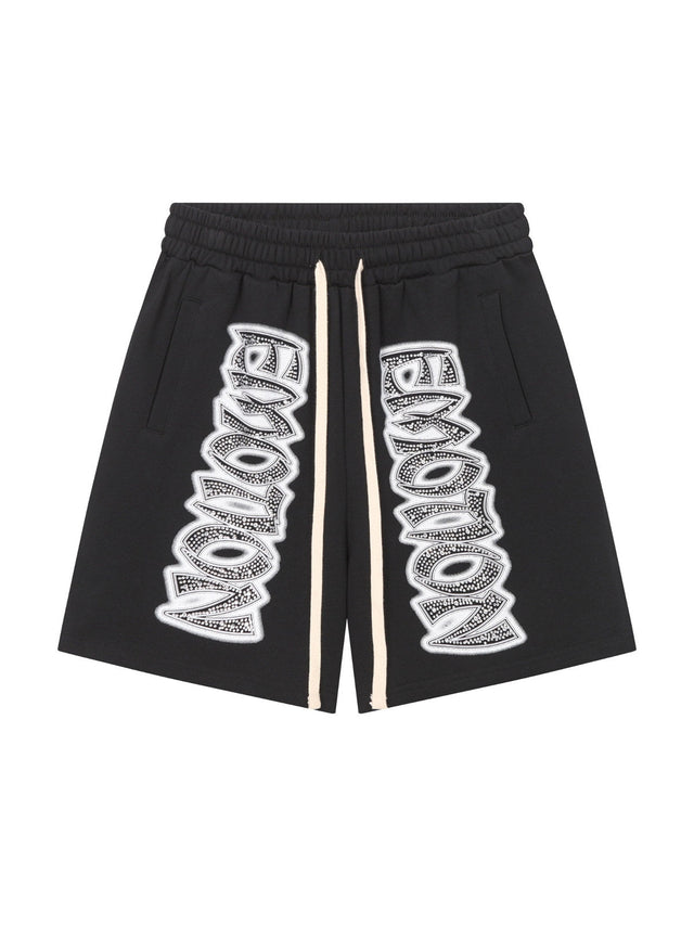 Short negro con letras laterales � Mixed Emotion | Mixed Emotion