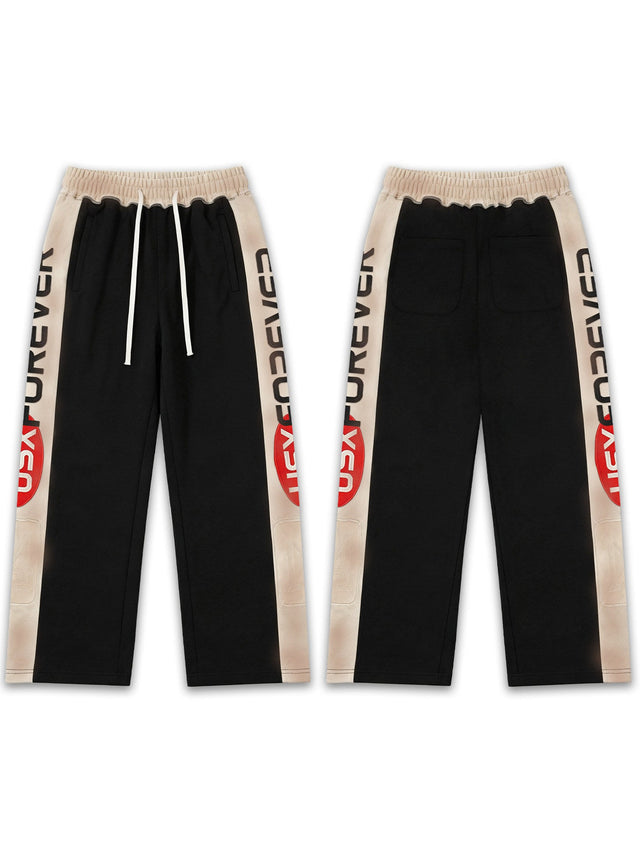 Pantal�n negro y beige con paneles laterales � Valley | Valley