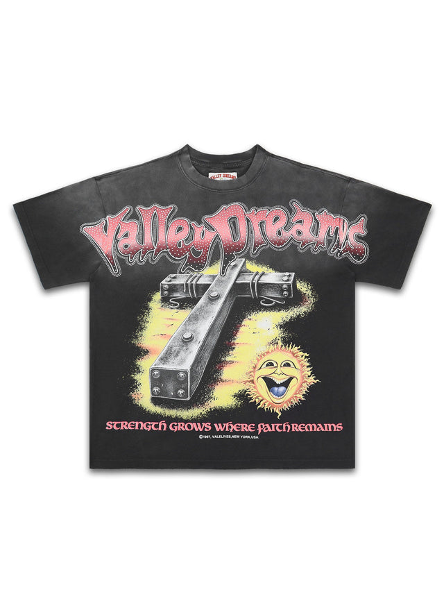 Remera negra con cruz y sol � Valley | Valley