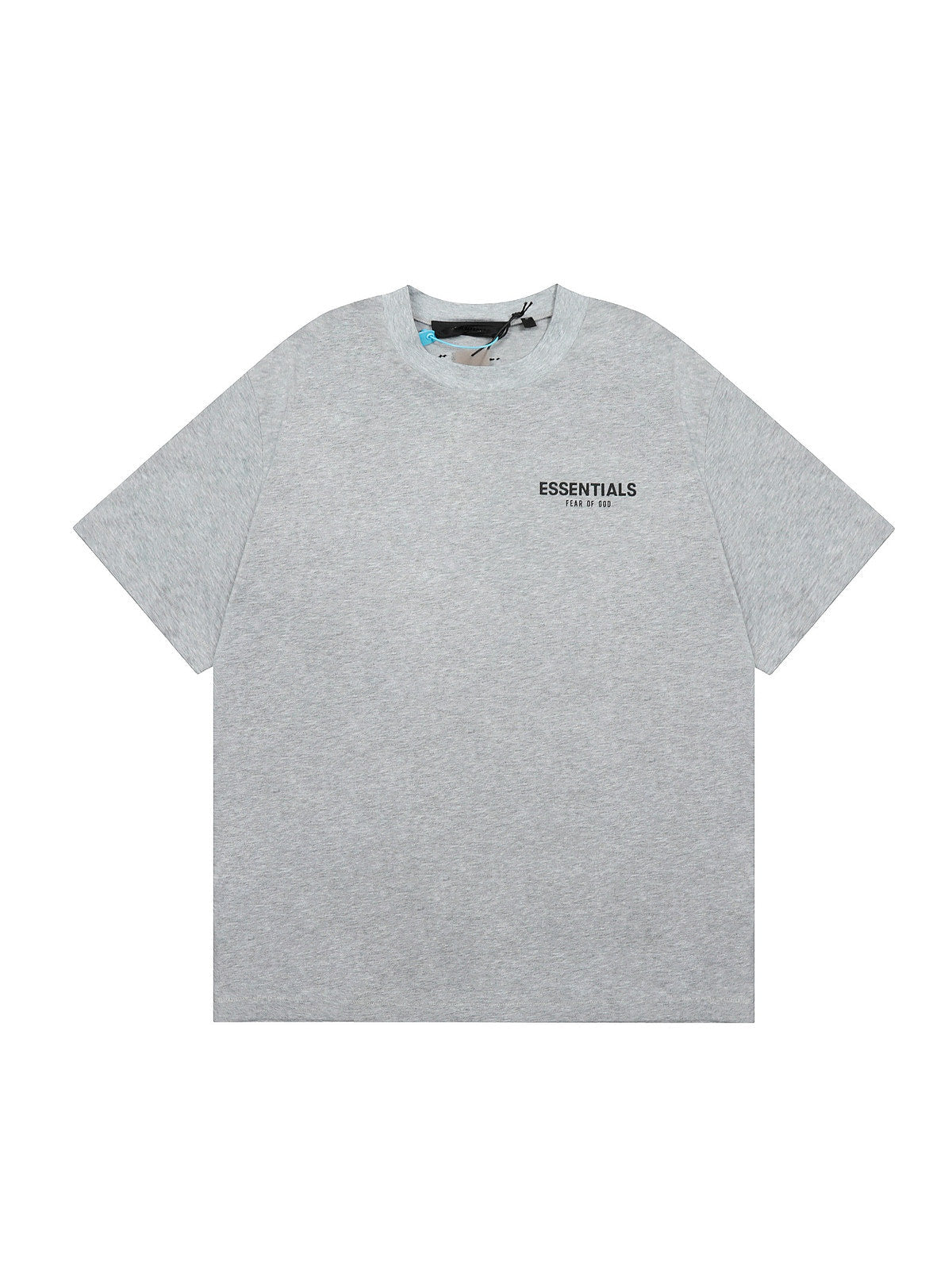 Remera Essentials gris con logo negro | Essentials