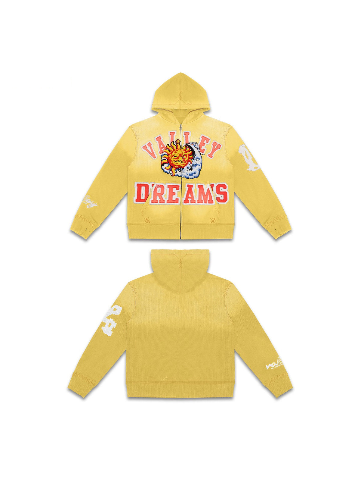 Buzo amarillo con tigre y letras � Valley | Valley
