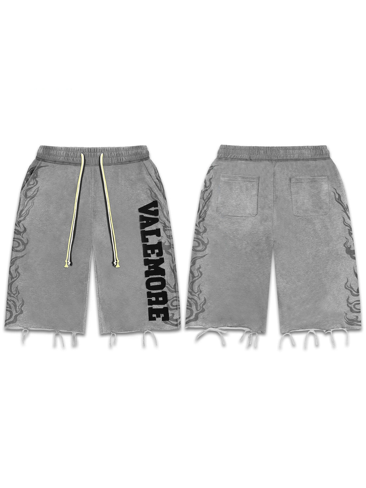 Bermuda gris desflecada con letras laterales � Valley | Valley