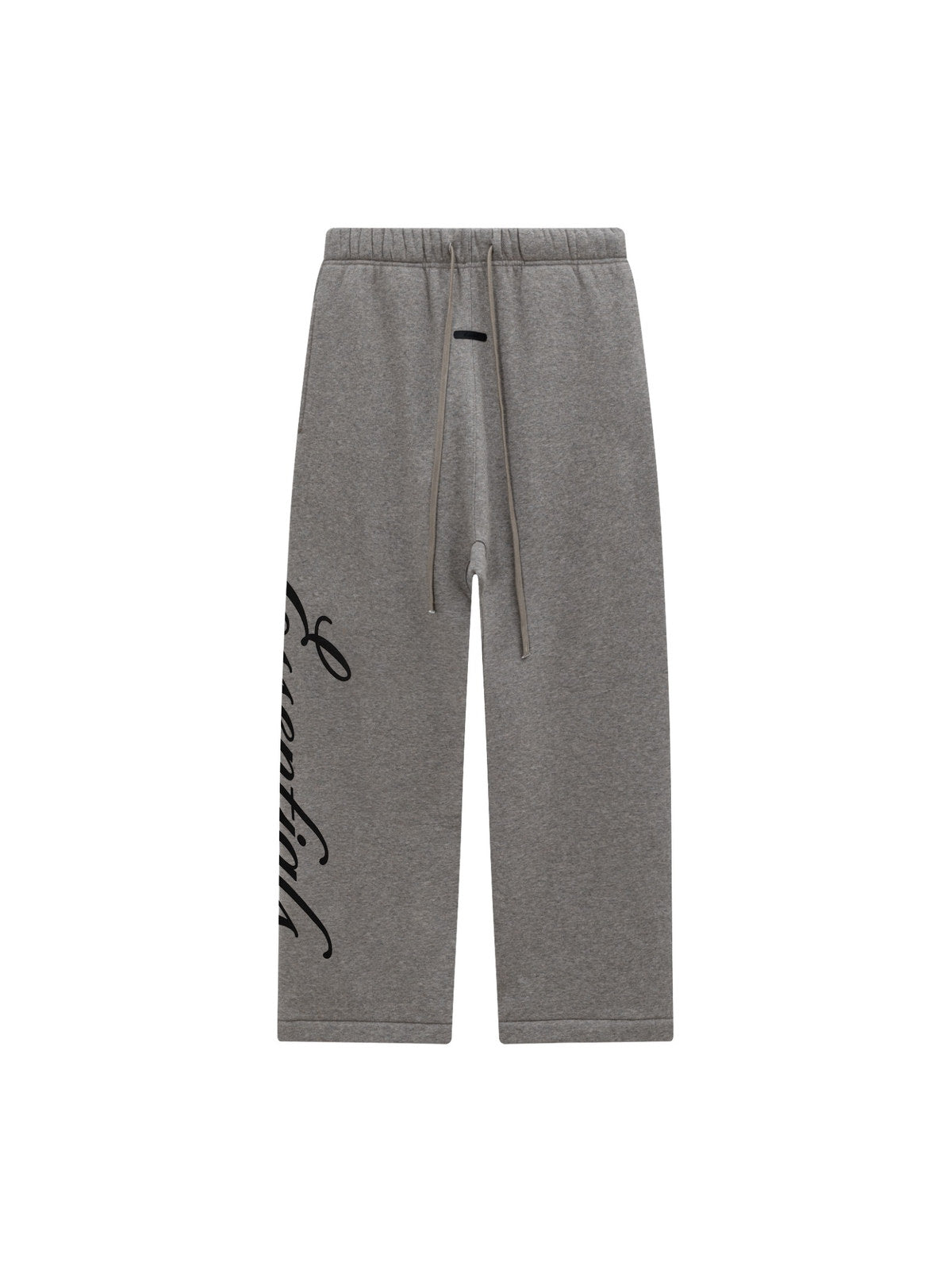 Pantal�n Essentials gris con logo cursivo lateral | Essentials
