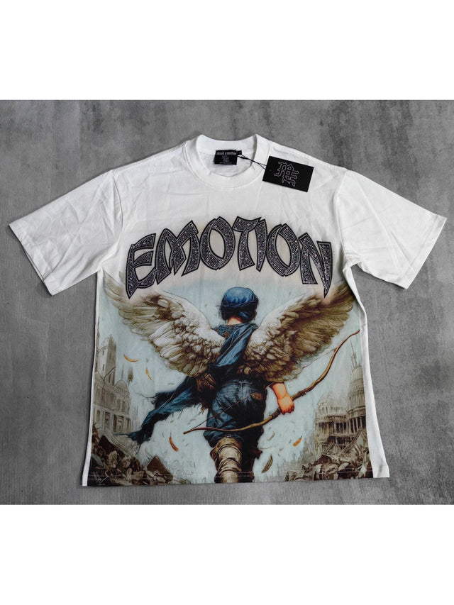 Remera blanca con �ngel de espaldas � Mixed Emotion | Mixed Emotion