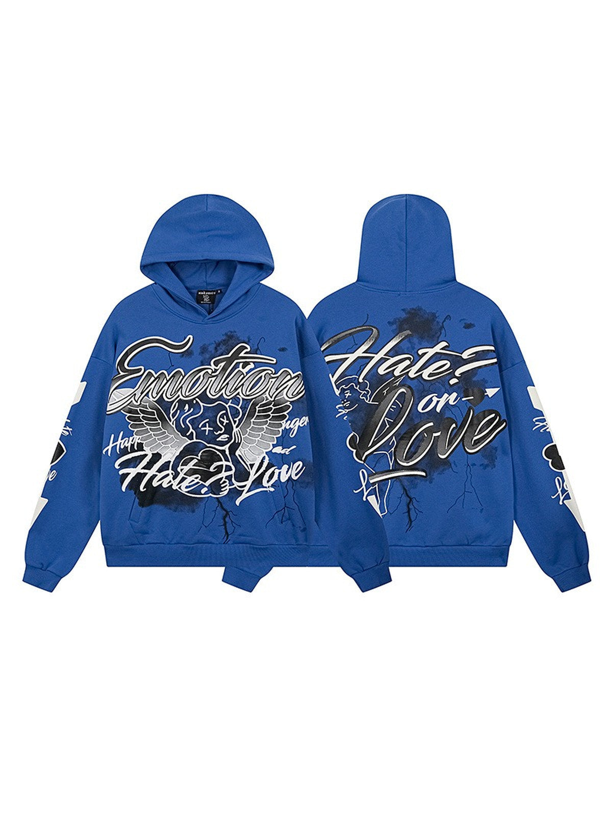 Campera azul con cierre Hate Love � Mixed Emotion | Mixed Emotion