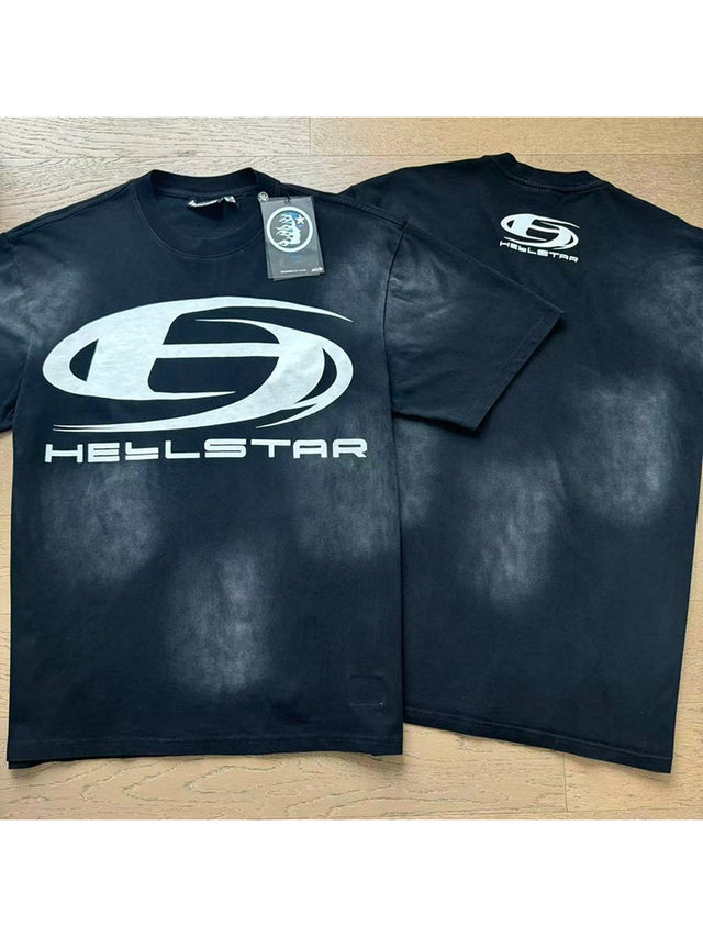 Remera Hellstar negra con emblema ovalado | Hellstar