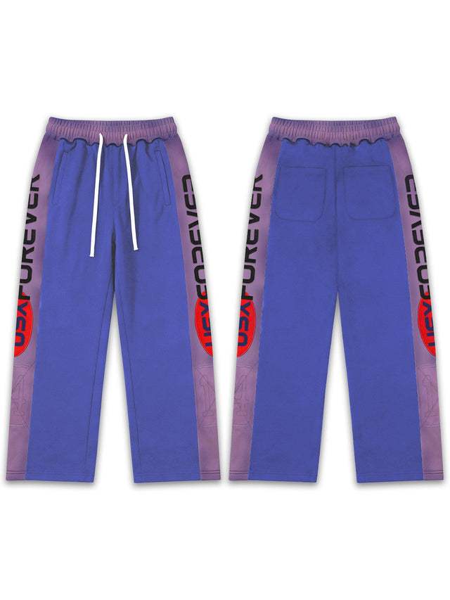 Pantal�n azul y violeta con paneles laterales � Valley | Valley
