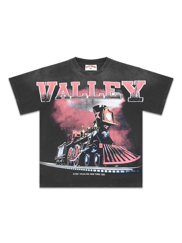 Remera negra con locomotora � Valley | Valley