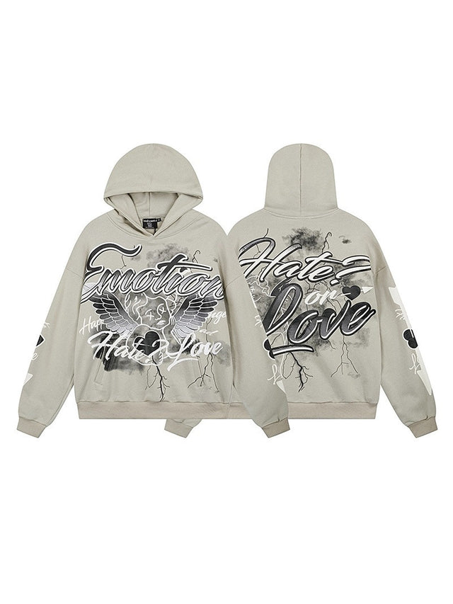 Campera crema con cierre Hate Love � Mixed Emotion | Mixed Emotion
