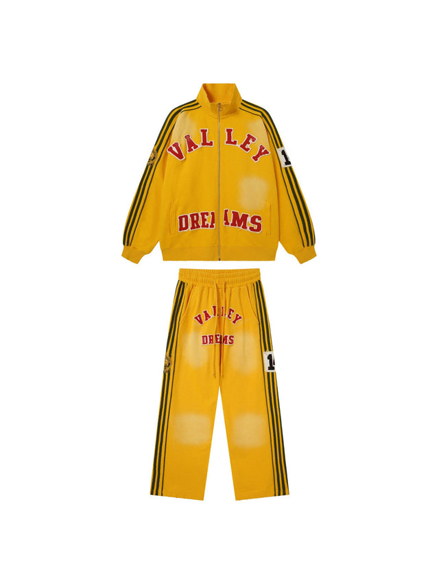 Conjunto amarillo con franjas laterales · Valley | Valley