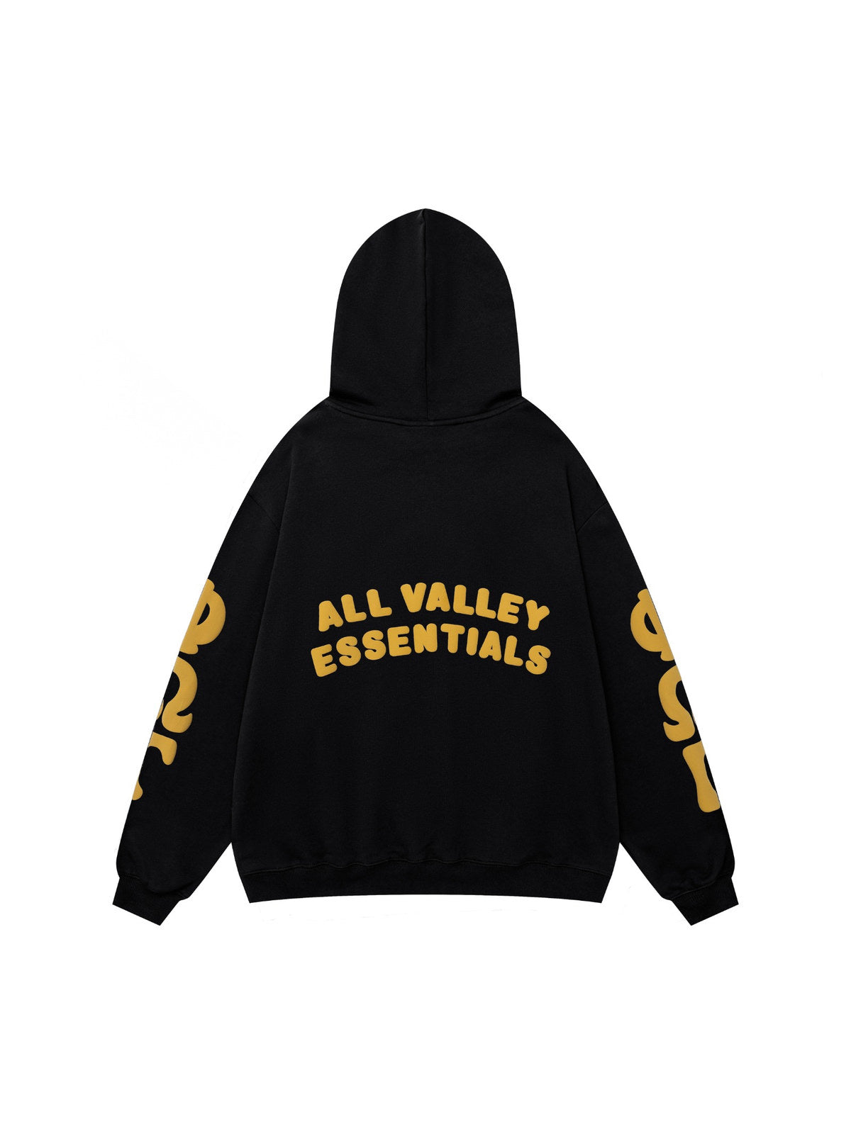 Campera Essentials All Valley negro con cierre | Essentials